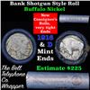 Image 1 : Buffalo Nickel Shotgun Roll in Old Bank Style 'Bell Telephone'  Wrapper 1916& d Mint Ends