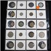 Image 2 : Page of 20 Mixed Foreign coins