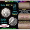 Image 1 : ***Auction Highlight*** Full solid date 1927-d Peace silver dollar roll, 20 coins (fc)