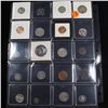 Image 2 : Page of 20 Mixed coins Jefferson 5c, Braided Hair 1c, Washington 25c, Mercury 10c, Indian 1c, Buffal