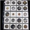 Image 1 : Page of 20 Mixed Foreign coins