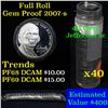 Image 1 : Proof 2007-s Jefferson nickel 5c roll, 40 pieces