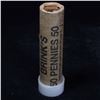 Image 3 : Uncirculated 1c orig shotgun roll, 1957-p in old Brink's wrapper