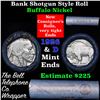 Image 1 : Buffalo Nickel Shotgun Roll in Old Bank Style 'Bell Telephone'  Wrapper 1926 & d Mint Ends