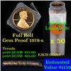 Image 1 : ***Auction Highlight*** Proof 1978-s Lincoln cent 1c roll, 50 pieces (fc) (fc)