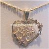 Image 4 : NEW 14K GOLD BEST MOM HEART 1 CHARM PENDANT JEWELRY