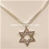 Image 1 : BIG! Men's STAR OF DAVID STERLING SILVER 20 NECKLACE