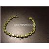 Image 3 : 14K GOLD REAL PERIDOT TENNIS BRACELET