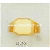 Image 1 : "HEAVY! 14K SOLID YELLOW GOLD ENGRAVEABLE RING, 8.1 G"