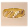 Image 2 : SOLID14K YELLOW GOLD VINTAGE GENUINE DIAMOND MENS RING
