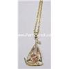 Image 2 : 14K Gold Pendant Charm Jewelry SAILBOAT SAILING BOAT