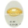 Image 1 : 14K SOLID YELLOW GOLD ROUND POLISHED RING 4.1 G NEW!