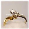 Image 1 : 14K SOLID GOLD RING  2 GENUINE DIAMONDS