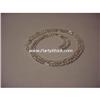 Image 3 : SOLID STERLING SILVER ITALIAN FIGARO CHAIN NECKLA