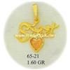 Image 1 : 14K Gold Pendant Charm Jewelry Sweet Heart Sweeth