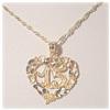 Image 1 : Quinceanera Necklace 14K ORO Gold 15 Anos Collar 