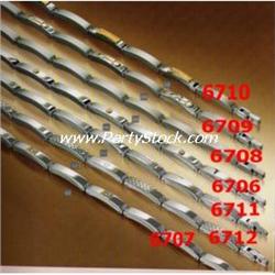 ITALIAN MORELLATO DIAMOND STAINLESS STEEL BRACELE