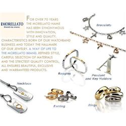 STEEL & DIAMOND PENDANT ON LEATHER NECKLACE MOREL