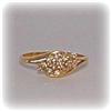 Image 4 : REAL DIAMONDS SET IN SOLID 14K YELLOW GOLD RING