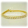 Image 2 : 18K GOLD 11CTW DIAMOND TENNIS BRACELET