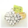 Image 2 : DIAMOND FASHION RING, 10K WHITE GOLD, 1.25 CTW