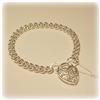 Image 1 : SOLID STERLING SILVER! ITALIAN HEART KEY LOCK BRA