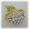 Image 4 : DIAMOND FASHION RING, 10K WHITE GOLD, 1.25 CTW