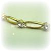 Image 2 : 14K GOLD DIAMOND MOTHER CHILD BRACELET