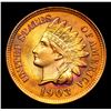 Image 2 : ***Auction Highlight*** 1903 Indian Cent 1c Graded GEM+ Unc RD By USCG (fc)