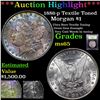 Image 1 : ***Auction Highlight*** 1886-p rainbow Toned Morgan Dollar $1 Graded GEM Unc By USCG (fc)