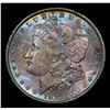Image 2 : ***Auction Highlight*** 1886-p rainbow Toned Morgan Dollar $1 Graded GEM Unc By USCG (fc)