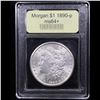 Image 4 : ***Auction Highlight*** 1890-p Morgan Dollar $1 Graded Choice+ Unc By USCG (fc)