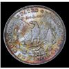 Image 3 : ***Auction Highlight*** 1878-p 7tf Rainbow Toned vam 84 Morgan Dollar $1 Graded GEM+ Unc By USCG (fc