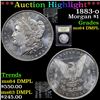 Image 1 : ***Auction Highlight*** 1883-o Morgan Dollar $1 Graded Choice Unc DMPL By USCG (fc)