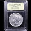 Image 4 : ***Auction Highlight*** 1921-p Peace Dollar $1 Graded Choice+ Unc By USCG (fc)