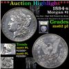 Image 1 : ***Auction Highlight*** 1884-s Morgan Dollar $1 Graded Select Unc PL By USCG (fc)