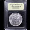 Image 4 : ***Auction Highlight*** 1901-p Vam 21 R5 Morgan Dollar $1 Graded Select+ Unc By USCG (fc)