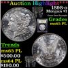 Image 1 : ***Auction Highlight*** 1898-o Morgan Dollar $1 Graded GEM Unc PL By USCG (fc)