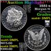 Image 1 : ***Auction Highlight*** 1881-s Morgan Dollar $1 Graded Choice Unc+ DMPL By USCG (fc)