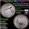 Image 1 : ***Auction Highlight*** 1915-s Panama Pacific Old Commem Half Dollar 50c Graded GEM++ Unc By USCG (f