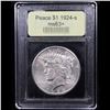 Image 4 : ***Auction Highlight*** 1924-s Peace Dollar $1 Graded Select+ Unc By USCG (fc)