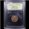 Image 4 : ***Auction Highlight*** 1917-d Lincoln Cent 1c Graded Choice Unc RD By USCG (fc)