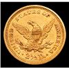 Image 3 : ***Auction Highlight*** 1861 Type 2 New Rev Gold Liberty Quarter Eagle $2 1/2 Graded Select Unc By U
