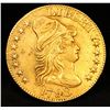 Image 2 : *Highlight Of Entire Auction* 1798 Type 2 B-2C Br-6427 Draped Bust $5 Gold Choice AU/BU By USCG fc
