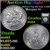 Image 1 : ***Auction Highlight*** 1882-o/s Top 100 Vam 5 LDS Morgan Dollar $1 Graded Select Unc By USCG (fc)