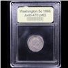 Image 4 : ***Auction Highlight*** 1866 Washington Judd-470 R6 Washington Nickel 5c Graded Select Proof By USCG