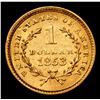 Image 3 : ***Auction Highlight*** 1853 Gold Dollar $1 Grades Select+ Unc (fc)