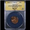 Image 2 : ANACS 1969-d Mint Error Lincoln Cent 1c Graded ms63 rd By ANACS
