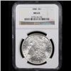 Image 2 : NGC 1888-p Morgan Dollar $1 Graded ms63 By NGC