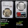 Image 1 : NGC 1900-p Morgan Dollar $1 Graded ms63 By NGC
